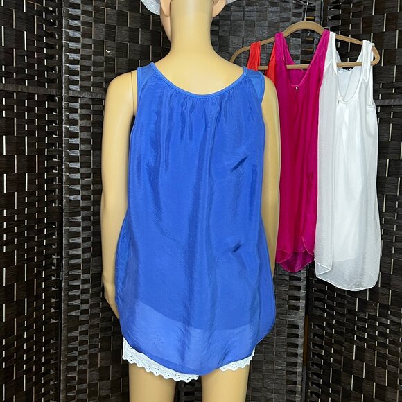 WOMEN SILK TOP SIZE S/M - Picture 3 of 4